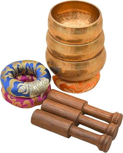 7 Planet Singing Bowl Set with Accessories