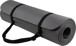 BalanceFrom Yoga Mat with Carrying Strap