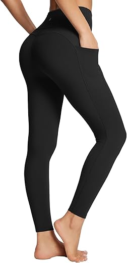 Baleaf Women's High Waist Leggings with Pockets