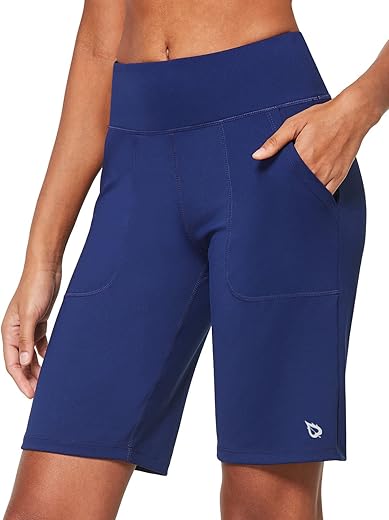 Baleaf Women's High Waisted Athletic Shorts