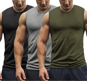 COOFANDY 3 Pack Men's Workout Tanks