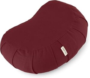 Crescent Zafu Meditation Cushion with Cover