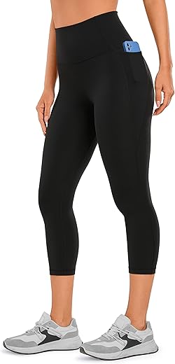 CRZ YOGA High Waisted Capri Leggings