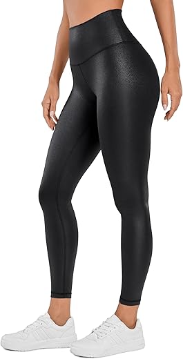 CRZ YOGA High Waisted Leather Leggings