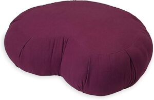 Gaiam Crescent Zafu Style Meditation Cushion