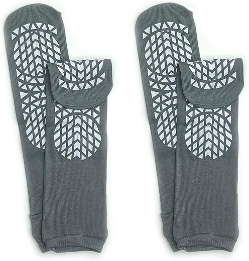 GBM Secure Step Non-Slip Socks, 2 Pairs