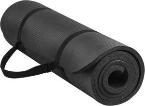 High Density Yoga Mat with Strap