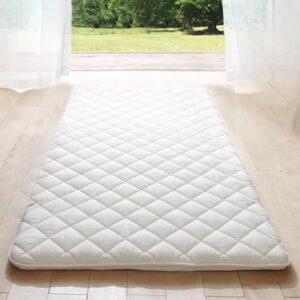 Japanese Futon Mattress, Twin Size, White