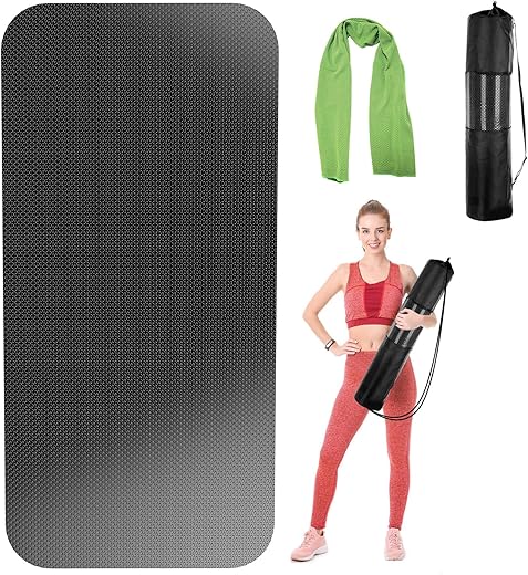 Large Yoga Mat for Home Gym