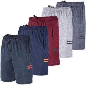 Men's 5-Pack Dry-Fit Athletic Shorts