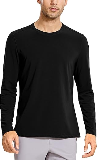 Men's Lightweight Cotton Long Sleeve T-shirt