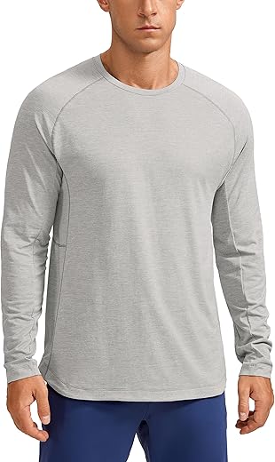 Men's Lightweight Long Sleeve Workout Shirt