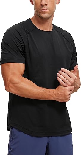 Men's Lightweight Moisture-Wicking Athletic T-Shirt