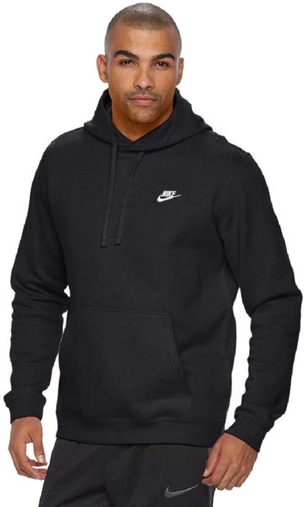 Nike Men's Black Pull-Over Hoodie