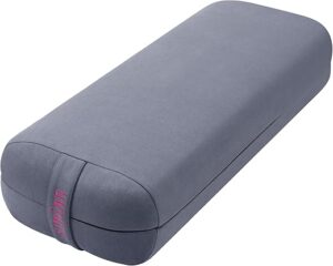 Premium Yoga Bolster Pillow with Velvet Cover