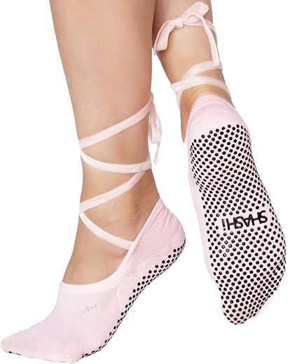 SHASHI Ballet Tie Grip Socks