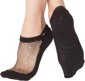 SHASHI Star Mesh Pilates Grip Socks