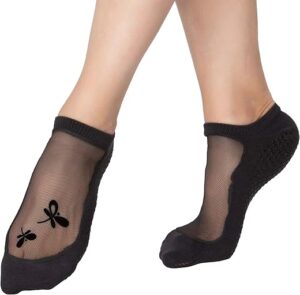 SHASHI Women's Grip Pilates Workout Socks