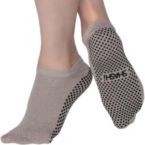 SHASHI Women's Grippy Pilates Ankle Socks