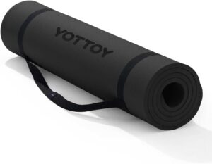 Thick Non-Slip Yoga Mat with Strap