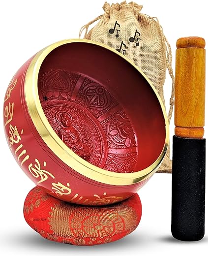 Tibetan Singing Bowl Set for Meditation