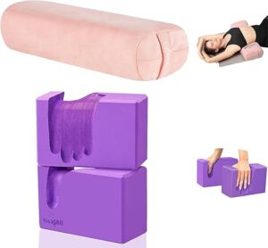 Yes4All Yoga Bolster and Blocks Set