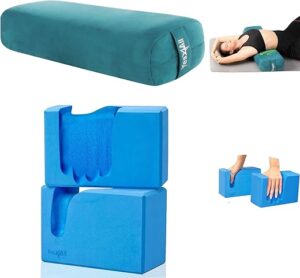 Yes4All Yoga Bolster and Blocks Set